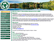 Spencer County Solid Waste Management is a department within the county government. The site provides information on trash disposal and recycling throughout the county.